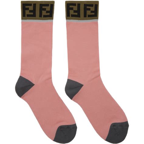 pink Fendi stockings